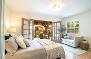 Vacant home staging in Burbank, CA, primary bedroom