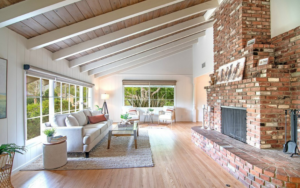 Vacant home staging in Burbank, CA, living room