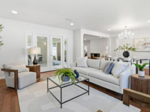 Vacant home staging in Pasadena, CA, staged interior