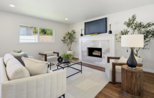 Vacant home staging in Pasadena, CA, staged interior