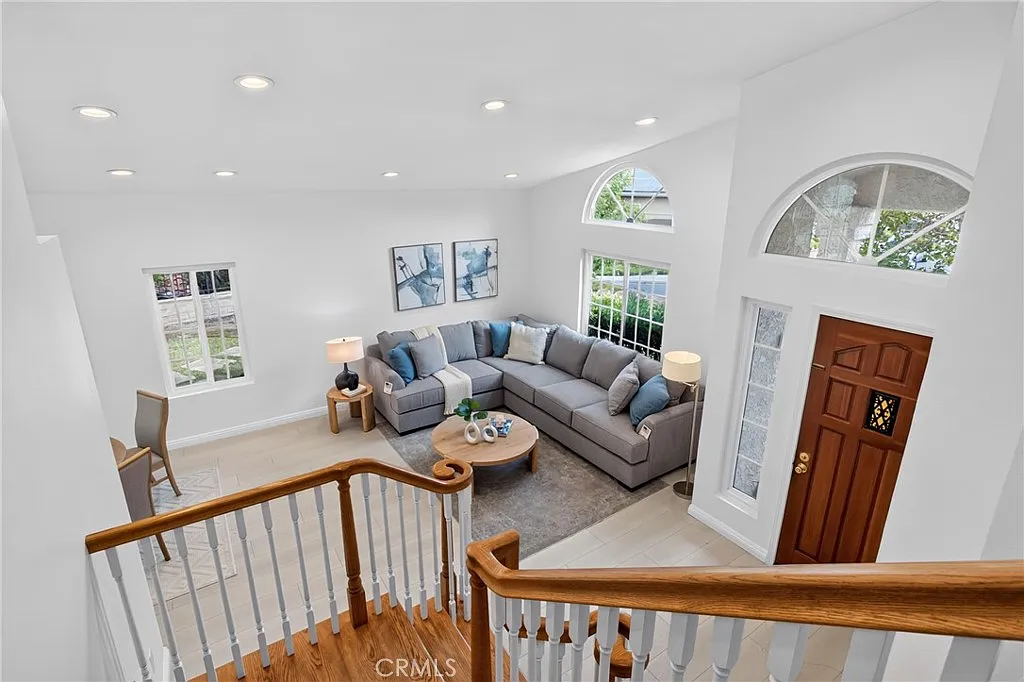 Vacant home staging in Santa Clarita, CA, living room