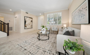 Vacant home staging in Stevenson Ranch, CA, staged interior