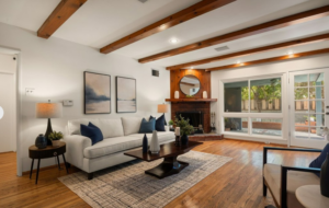 Vacant home staging in Valley Village, CA, staged interior