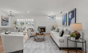 Vacant home staging in Granada Hills, CA, staged interior