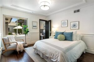 Vacant home staging in Burbank, CA, bedroom