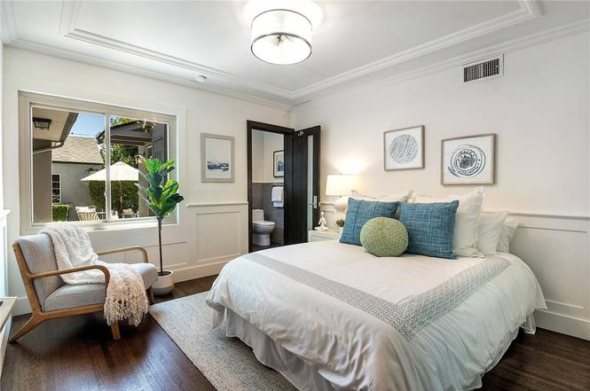 Vacant home staging in Burbank, CA, bedroom