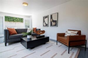 Vacant home staging in Burbank, CA, staged interior