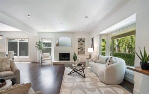 Vacant home staging in Burbank, CA, living room