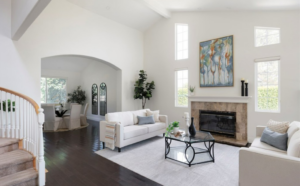 Vacant home staging in Newhall, CA, staged interior