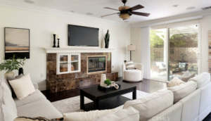 Vacant home staging in Newhall, CA, staged interior