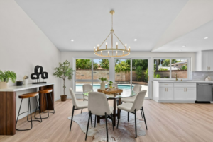 Vacant home staging in Saugus, CA, staged interior