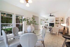 Vacant home staging in Burbank, CA, living room
