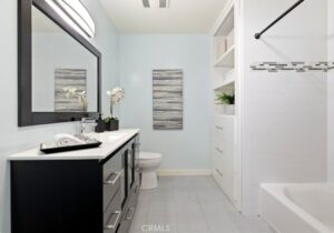 Home staging in Culver City, CA, bathroom