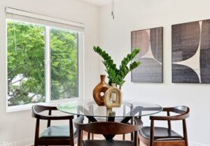 Home staging in Culver City, CA, dining room