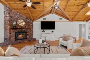 Home staging in Woodland Hills, CA, staged interior