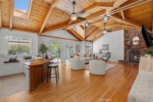 Home staging in Woodland Hills, CA, staged interior